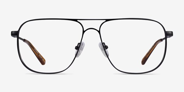 Dynamic Matte Black Métal Montures de lunettes de vue