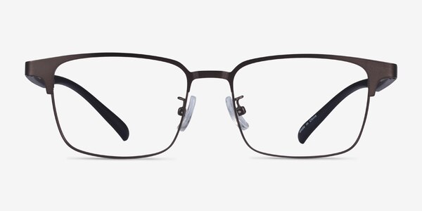 Jimy Matte Gunmetal Black Plastic Eyeglass Frames