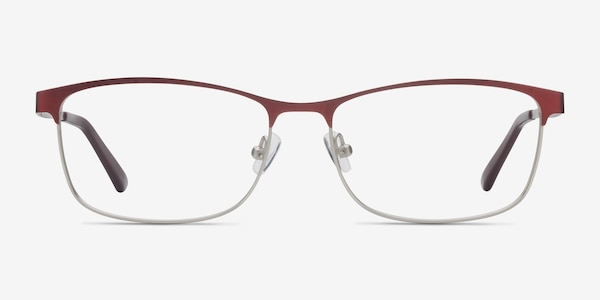 Ashlyn Red Metal Eyeglass Frames