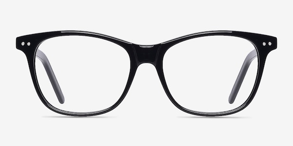 Almost Famous Black Acetate Eyeglass Frames
