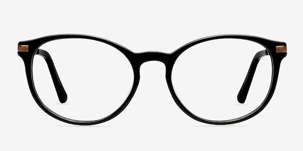 New Bedford Black Acetate-metal Eyeglass Frames