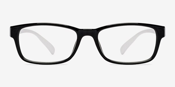 Danny Black/White Plastic Eyeglass Frames