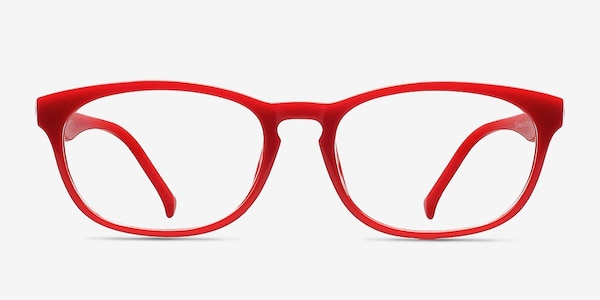Drums Red Plastique Montures de Lunette de vue