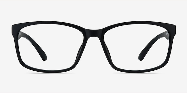 Boston Matte Black Plastique Montures de Lunette de vue