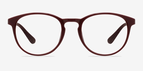 Muse Dark Red Plastic Eyeglass Frames