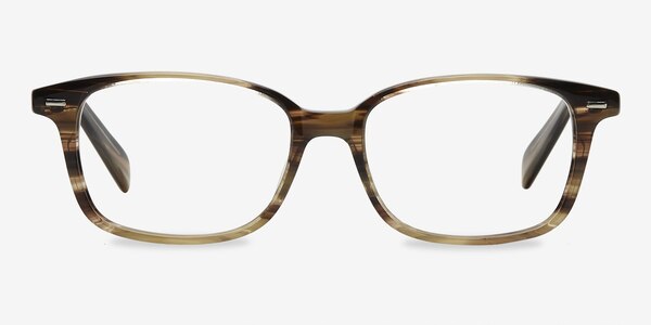 Sway Brown Striped Acetate Eyeglass Frames