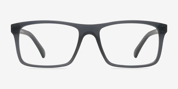 Persian Matte Gray Plastic Eyeglass Frames