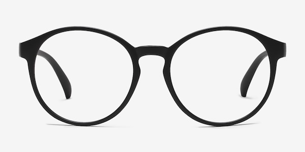 Delaware Matte Black Plastic Eyeglass Frames