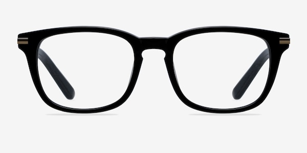 Infinity Black Acetate Eyeglass Frames