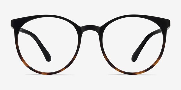 Portrait Black Tortoise Plastique Montures de Lunette de vue