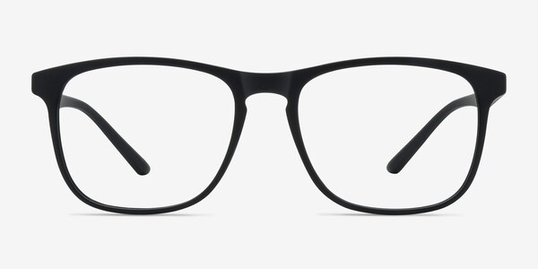 Ghent Matte Black Plastic Eyeglass Frames
