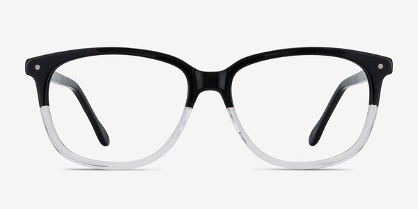 Escape Clear Black Acétate Montures de Lunette de vue