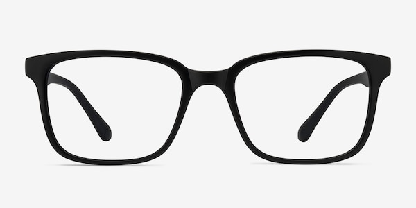 November Matte Black Plastic Eyeglass Frames