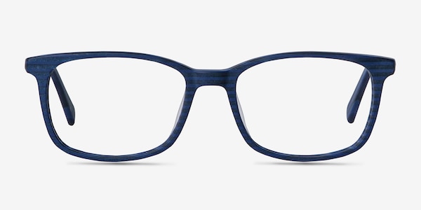 Botanist Navy Striped Acetate Eyeglass Frames