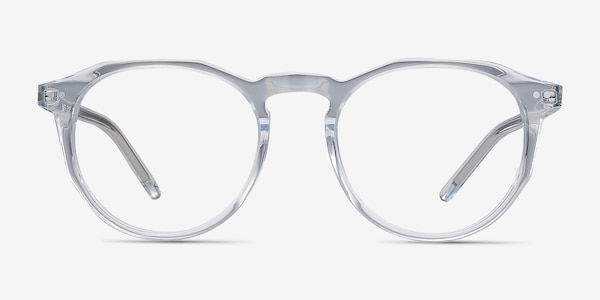 Planete Clear Blue Acetate Eyeglass Frames