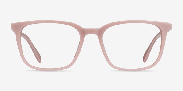 Etched Pink Acetate Eyeglass Frames