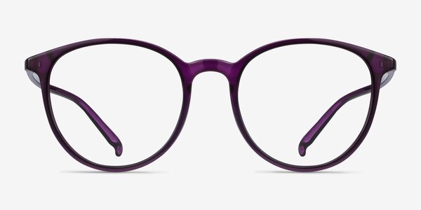 Macaron Purple Plastic Eyeglass Frames