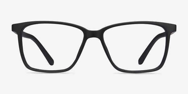 Alaska Black Plastic Eyeglass Frames