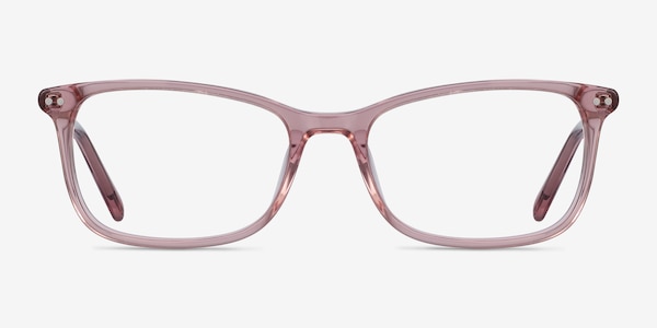 Alette Clear Pink Acetate Eyeglass Frames