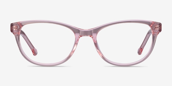 Thinker Clear Pink Acetate Eyeglass Frames