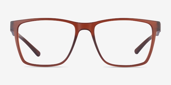 Spencer Marron Plastique Montures de Lunette de vue