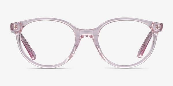 Trust Clear Pink Acetate Eyeglass Frames