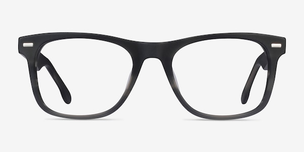 Caster Gray Striped Acetate Eyeglass Frames