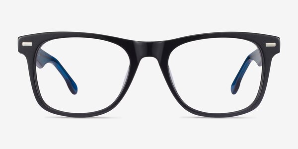 Caster Black Acetate Eyeglass Frames