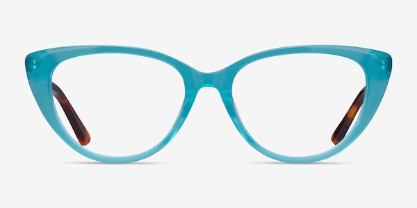 Anastasia Turquoise & Tortoise Acetate Eyeglass Frames