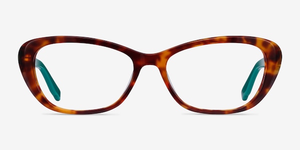 Selina Tortoise & Teal Acetate Eyeglass Frames
