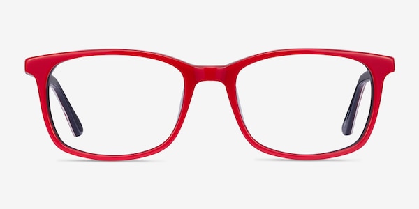 July Red & Navy Acetate Eyeglass Frames