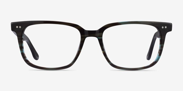 Pacific Striped Blue Acetate Eyeglass Frames