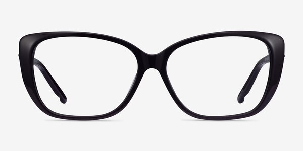 Elegance Noir Acétate Montures de Lunette de vue