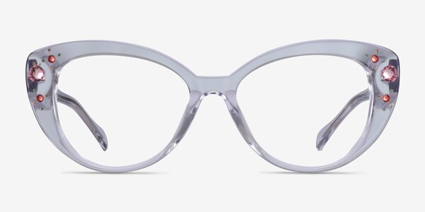 Diamond Transparent Acétate Montures de Lunette de vue