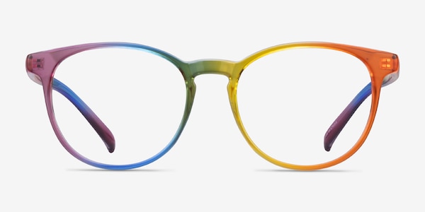 Rainbow Rainbow Plastic Eyeglass Frames