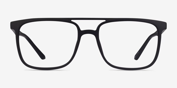 Between Matte Black Plastique Montures de Lunette de vue