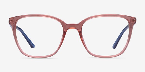 Identical Clear Pink & Clear Blue Plastique Montures de Lunette de vue