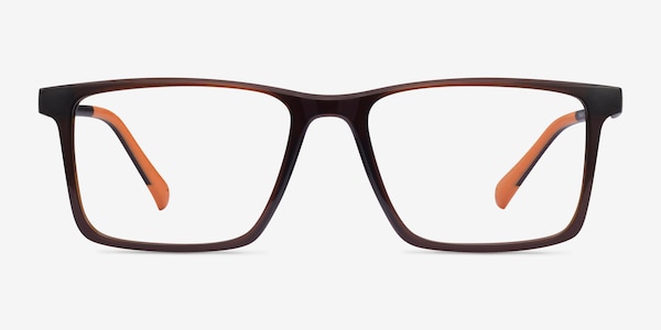 Why Marron Plastique Montures de Lunette de vue