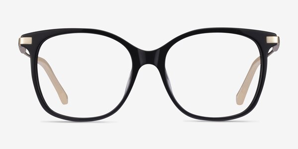 Celestial Black Gold Acétate Montures de Lunette de vue
