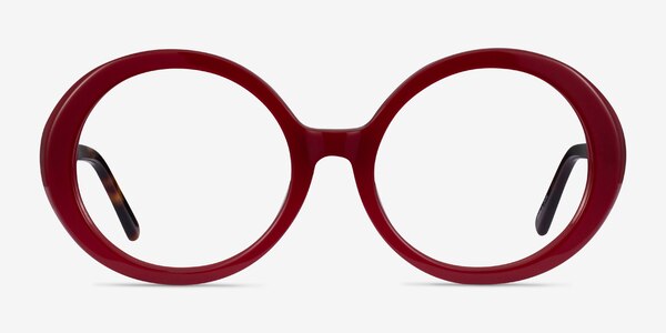 Voila Burgundy Tortoise Acétate Montures de Lunette de vue