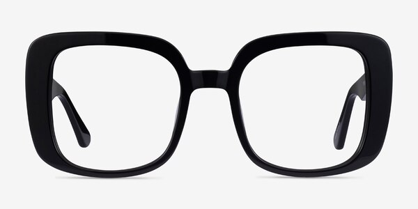 Calista Noir Acétate Montures de Lunette de vue