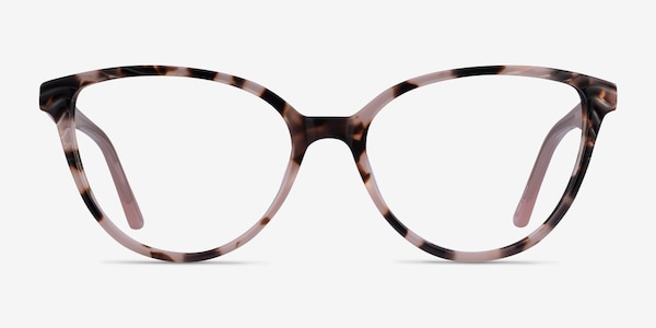 Wonder - Cat Eye Ivory Tortoise Pink Frame Glasses For Women | EyeBuyDirect