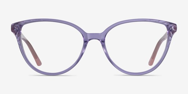 Wonder Clear Purple Pink Acétate Montures de Lunette de vue