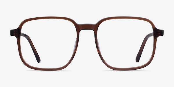 Ozone Clear Brown Acétate Montures de lunettes de vue