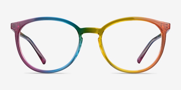 Joyful - Round Rainbow Frame Glasses For Women | EyeBuyDirect