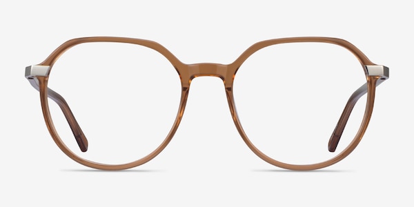 Niagara Clear Brown Acetate Eyeglass Frames