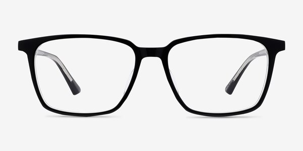 Juliana Black Clear Acétate Montures de Lunette de vue