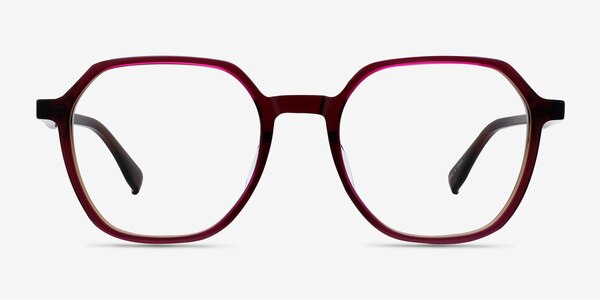 Oscar Brown Pink Acétate Montures de Lunette de vue