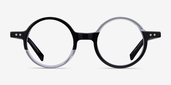 Wilcox Black Clear Acetate Eyeglass Frames