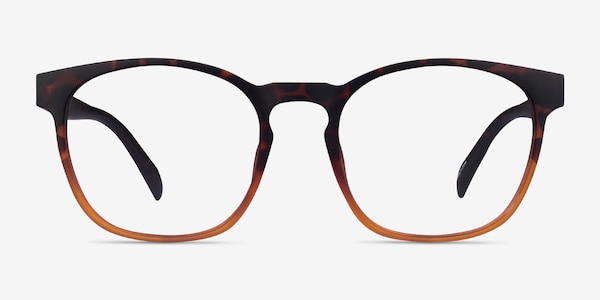 Oakwood Matte Tortoise Brown Plastic Eyeglass Frames